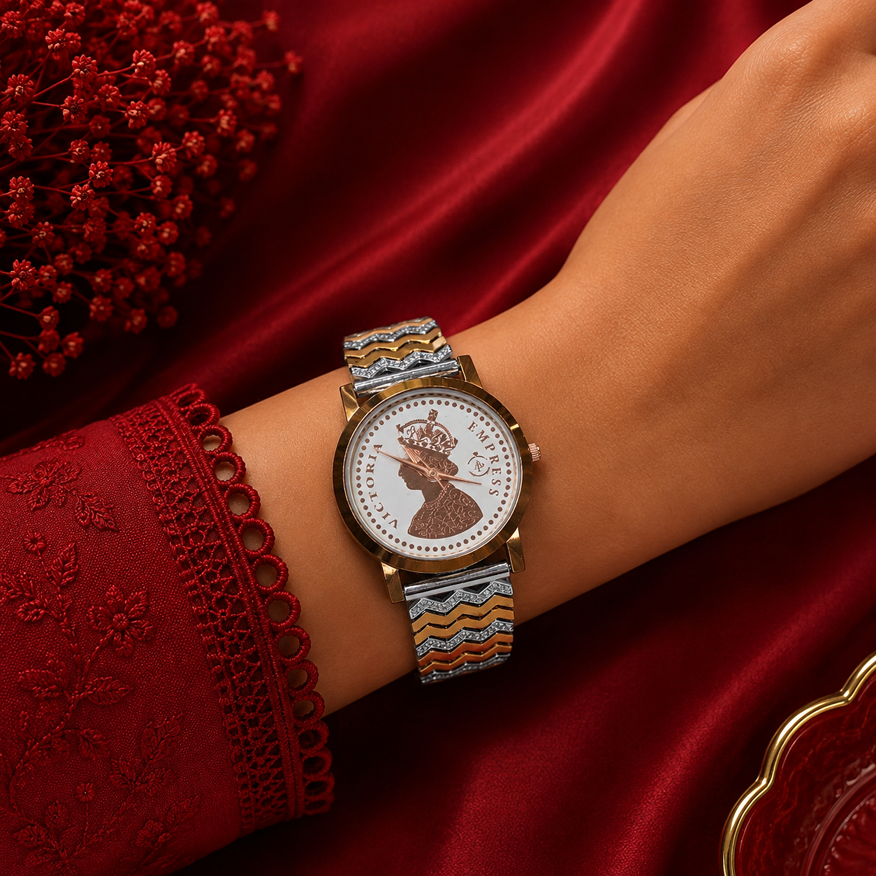 Girls Silver Watch